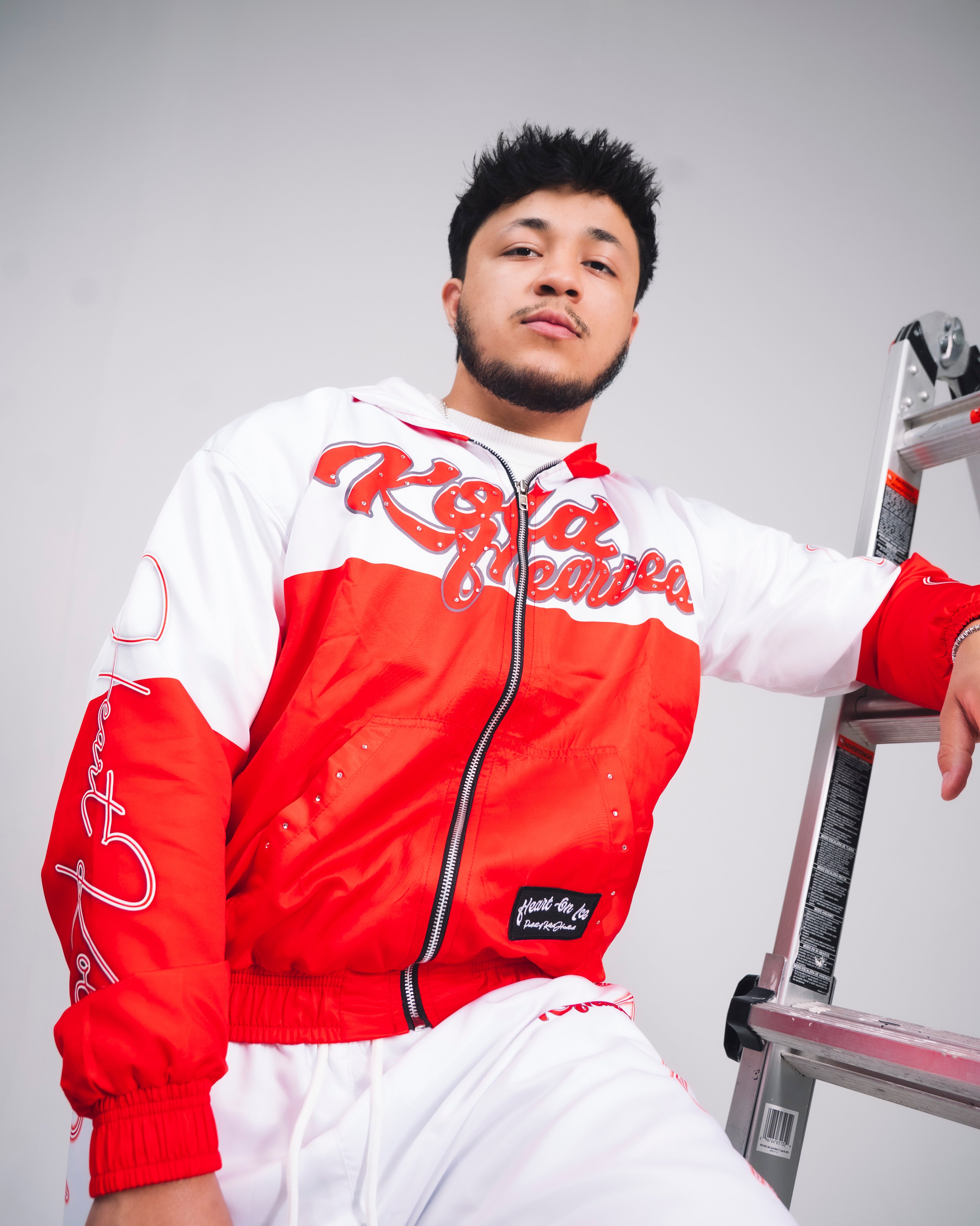 KOLDHEARTED Red Windbreaker Sets