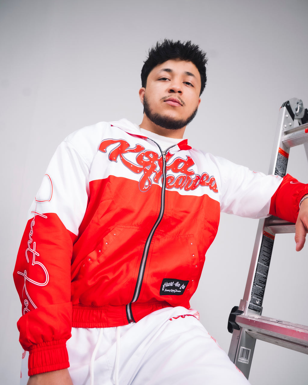 KOLDHEARTED Red Windbreaker Sets