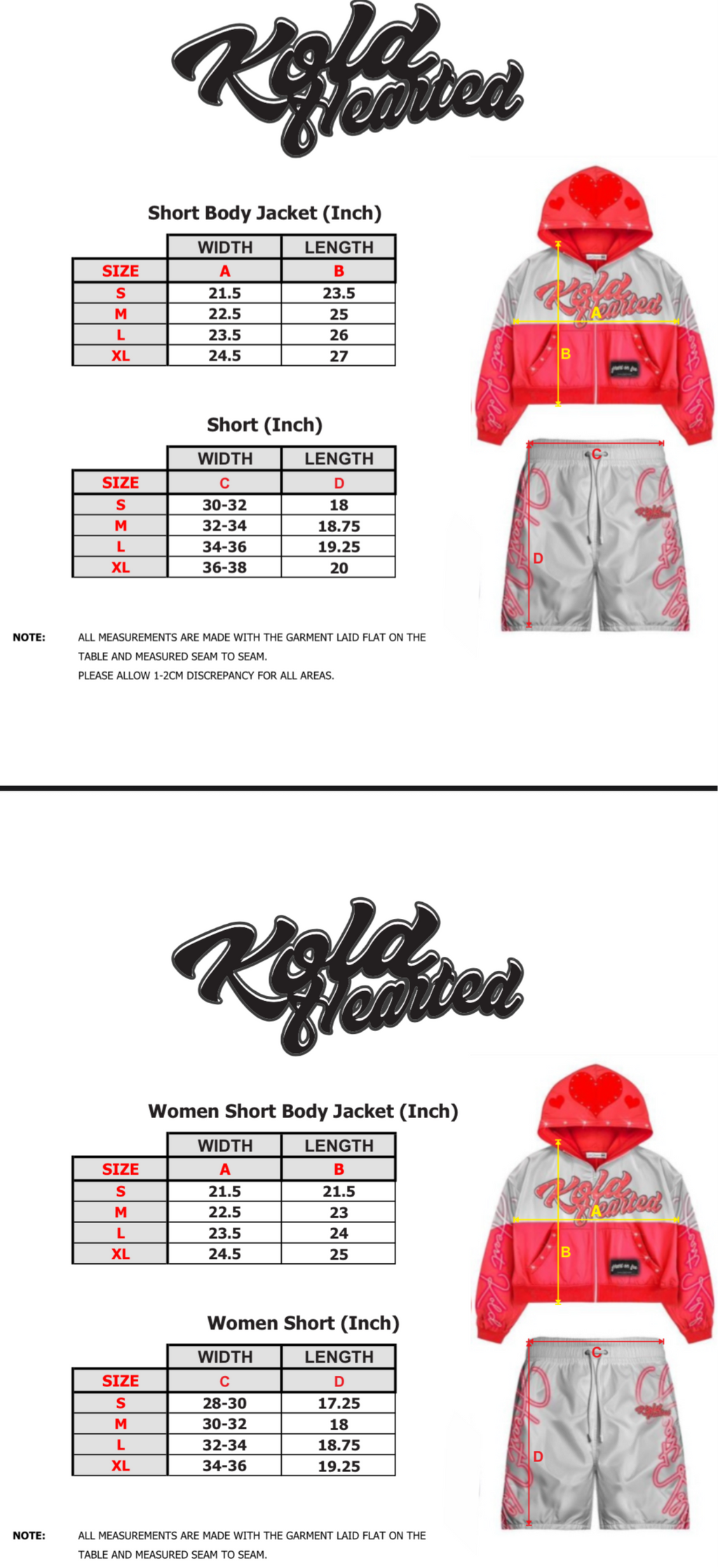 KOLDHEARTED Blue Windbreaker Sets