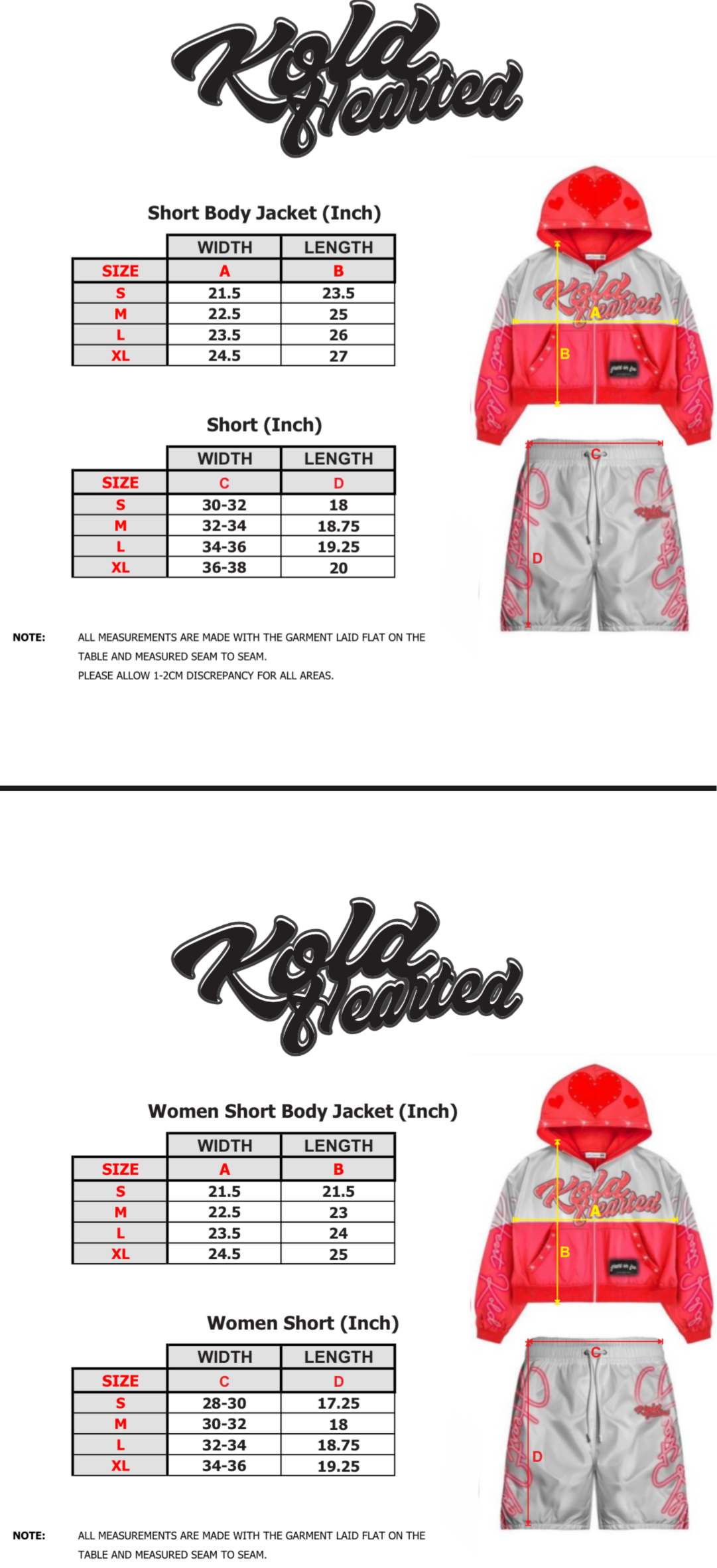 KOLDHEARTED Blue Windbreaker Sets