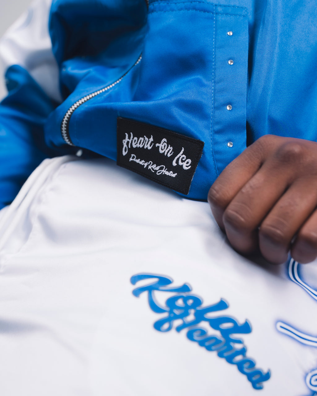 KOLDHEARTED Blue Windbreaker Sets